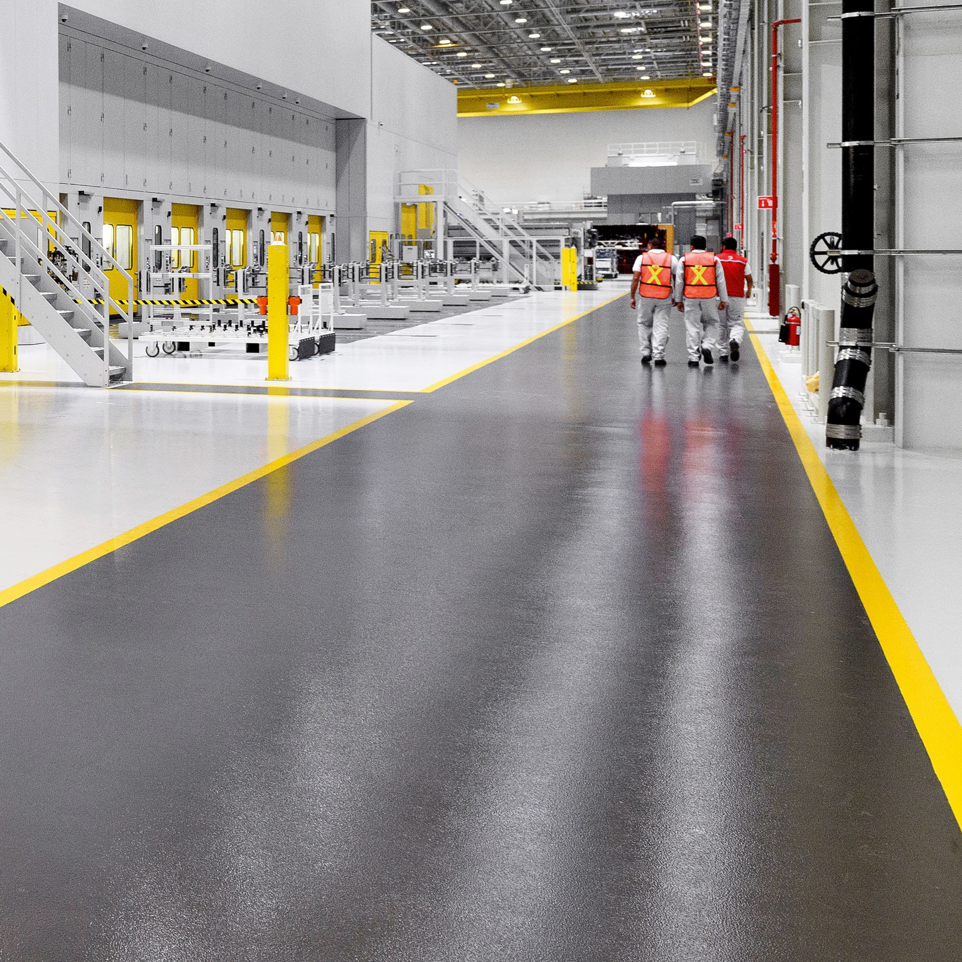 Sika Flooring Solutions applied on the floor of a data center