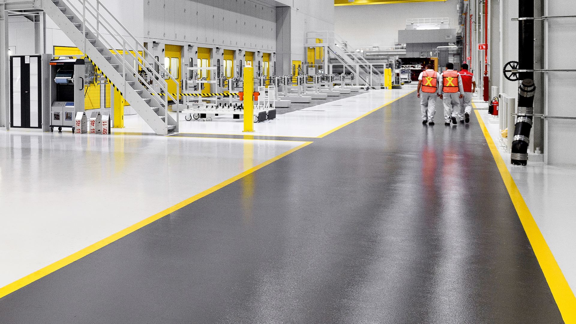 Sika Flooring Solutions applied on the floor of a data center