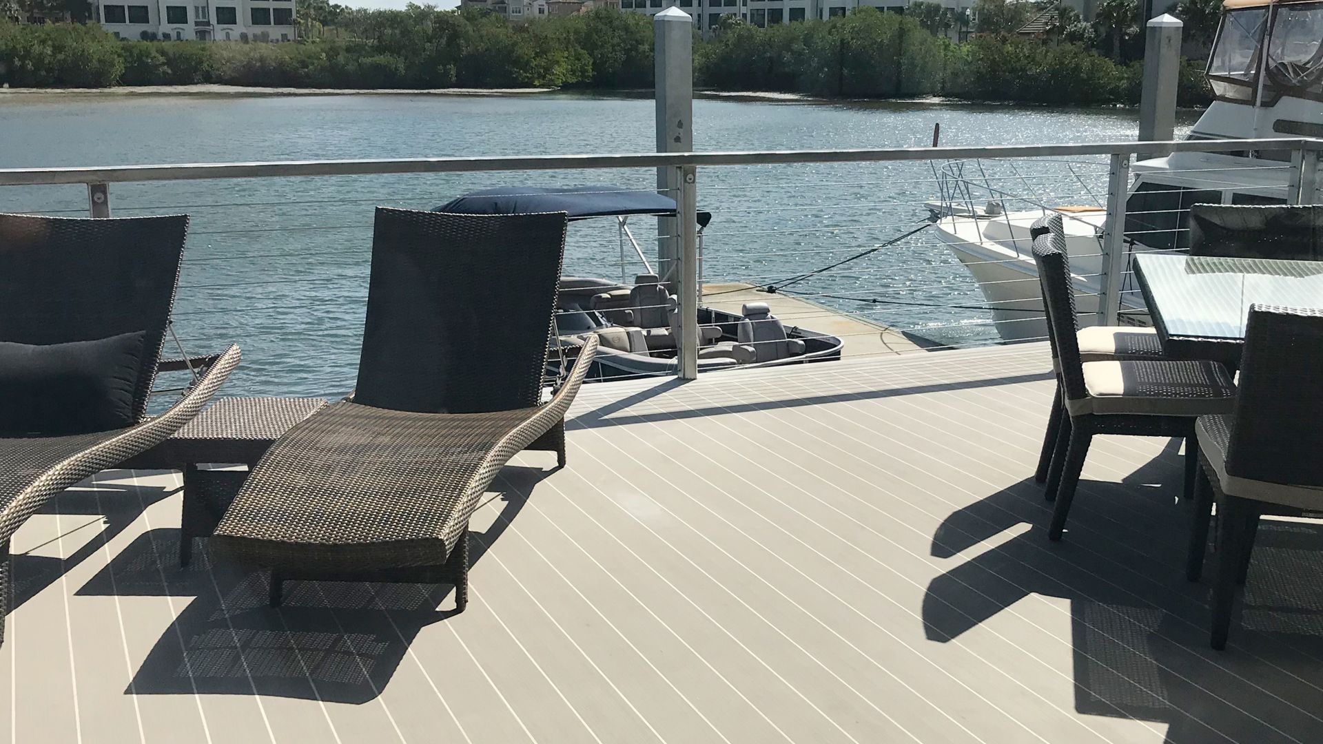 Synthetic Teak on Boat