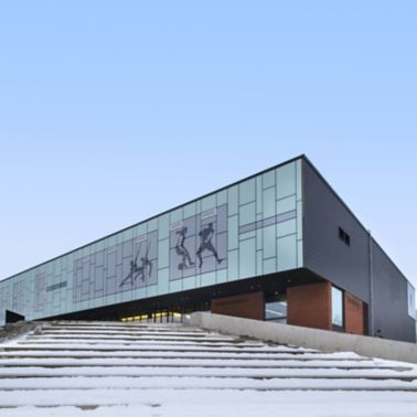 The building of Kokkola Campus in Finland