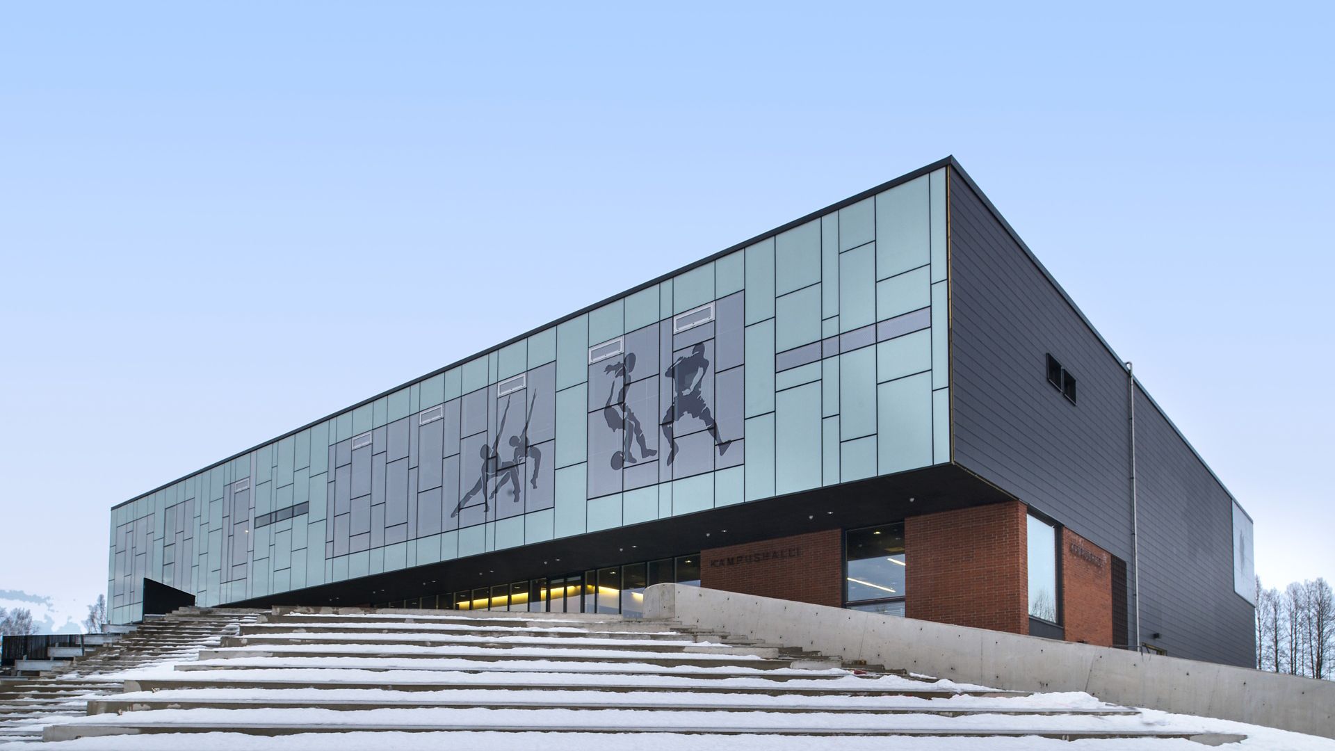 The building of Kokkola Campus in Finland
