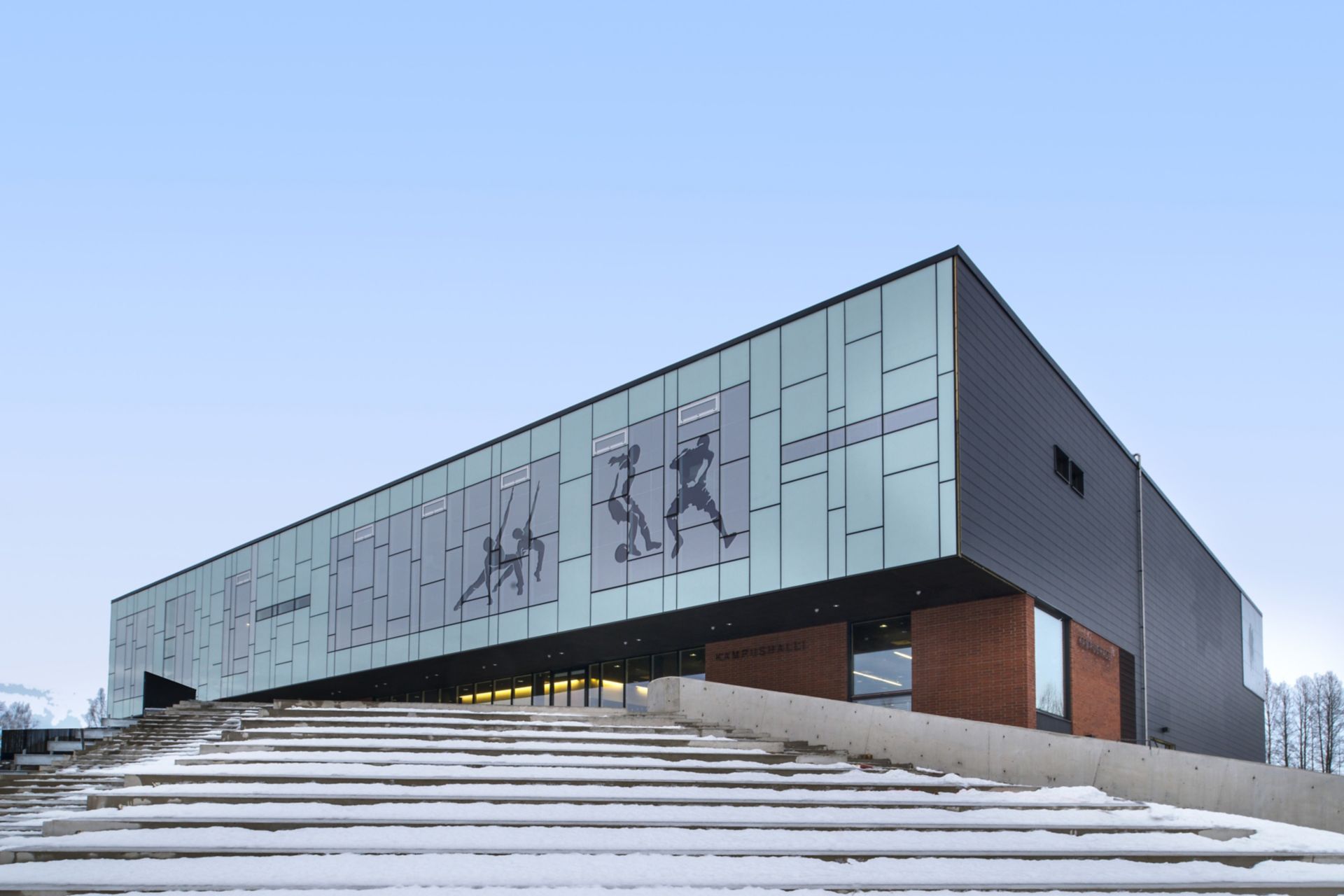 The building of Kokkola Campus in Finland