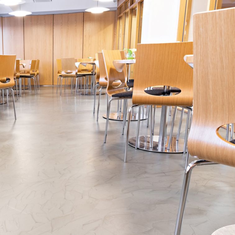 Sika ComforFloor in the canteen and  break rooms of the Oulu City Hall in Finland 