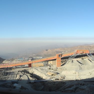 Infrastructure of El Teniente Mine in Chile