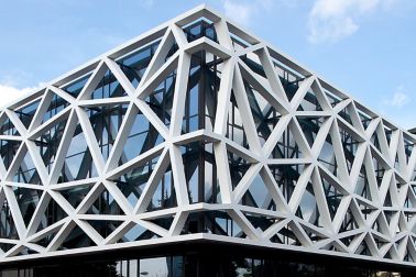 Facade bonded with honeycomb panels using SikaForce and SikaMelt