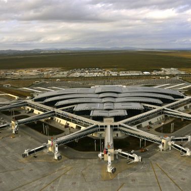 Terminal Building of the Enfidha Airport in Tunisia