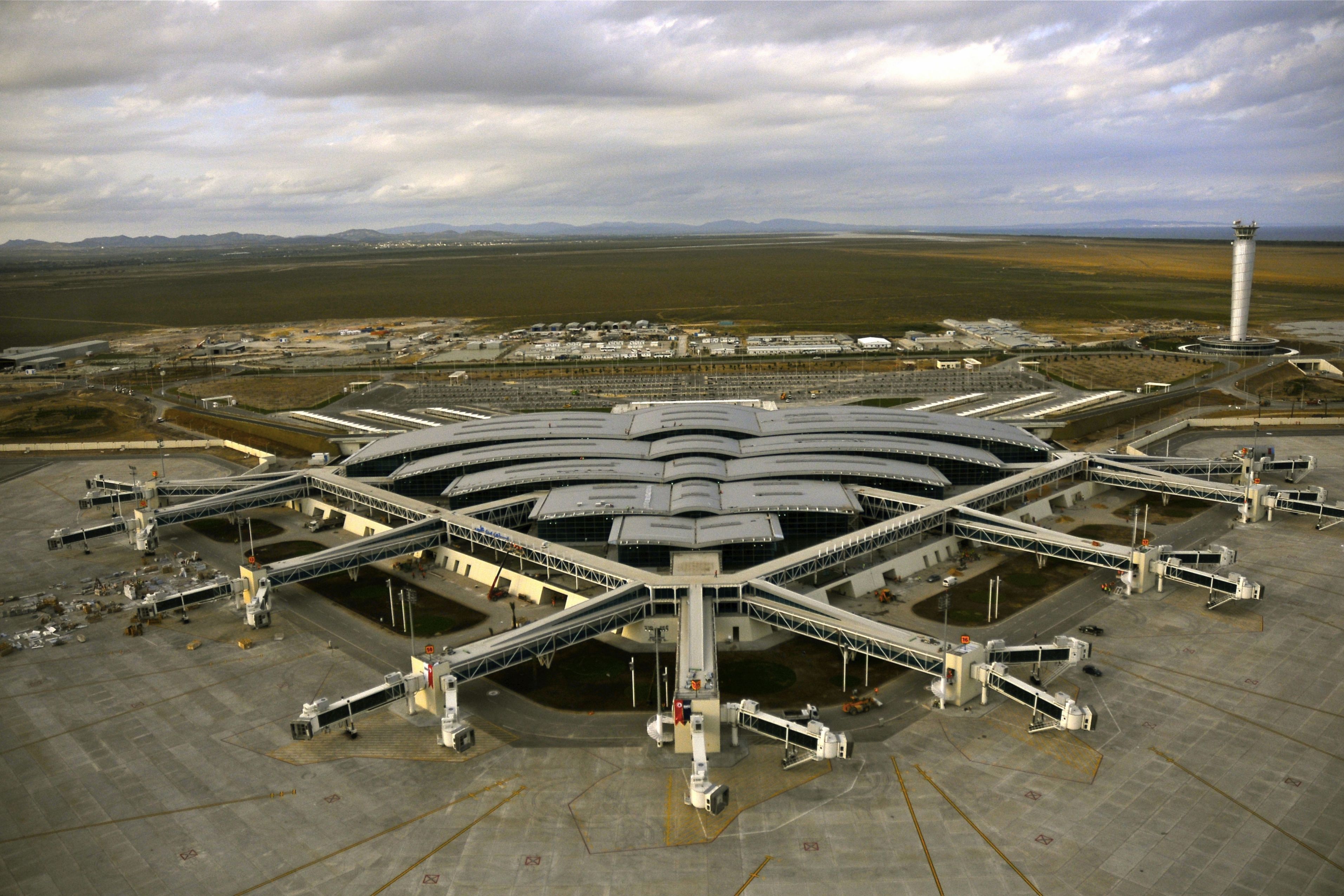 Terminal Building of the Enfidha Airport in Tunisia