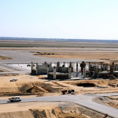 Construction of Enfidha Airport, Tunisia