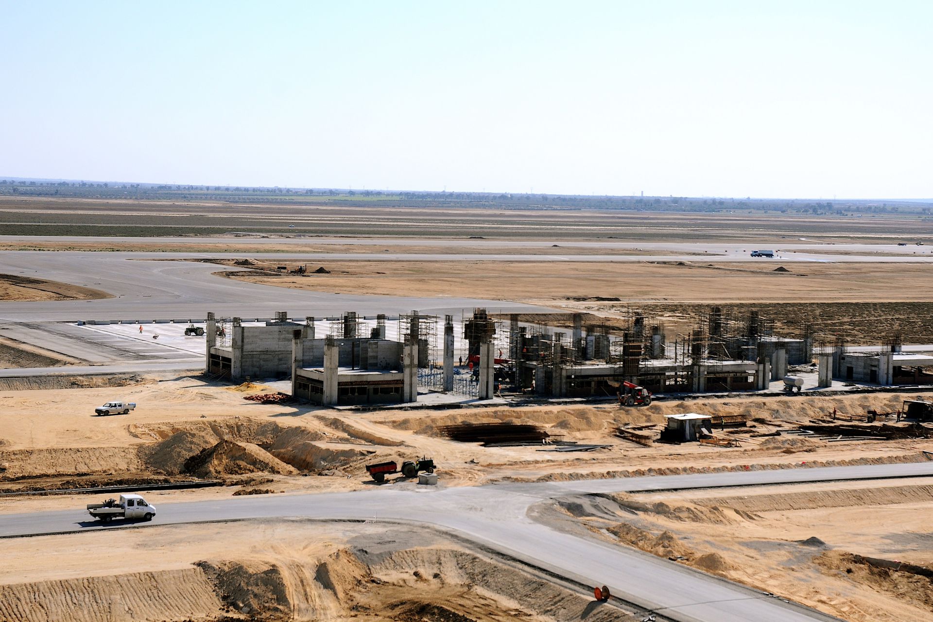 Construction of Enfidha Airport, Tunisia