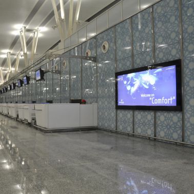 Check-in area of Enfidha Airport, Tunisia
