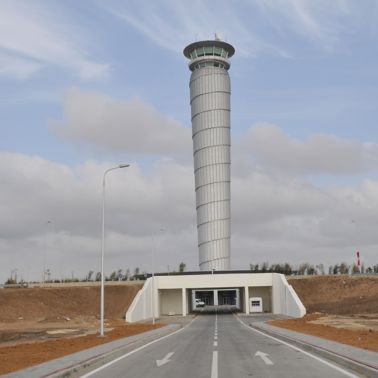 Road leading to the Enfidha Airport, Tunisia