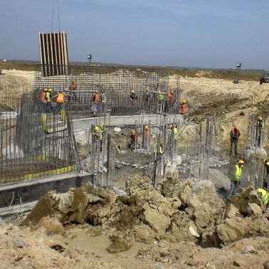 Construction site of Enfidha Airport, Tunisia