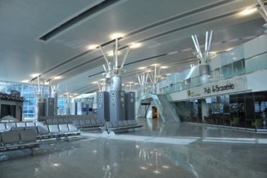Departure lounge of Enfidha Airport, Tunisia