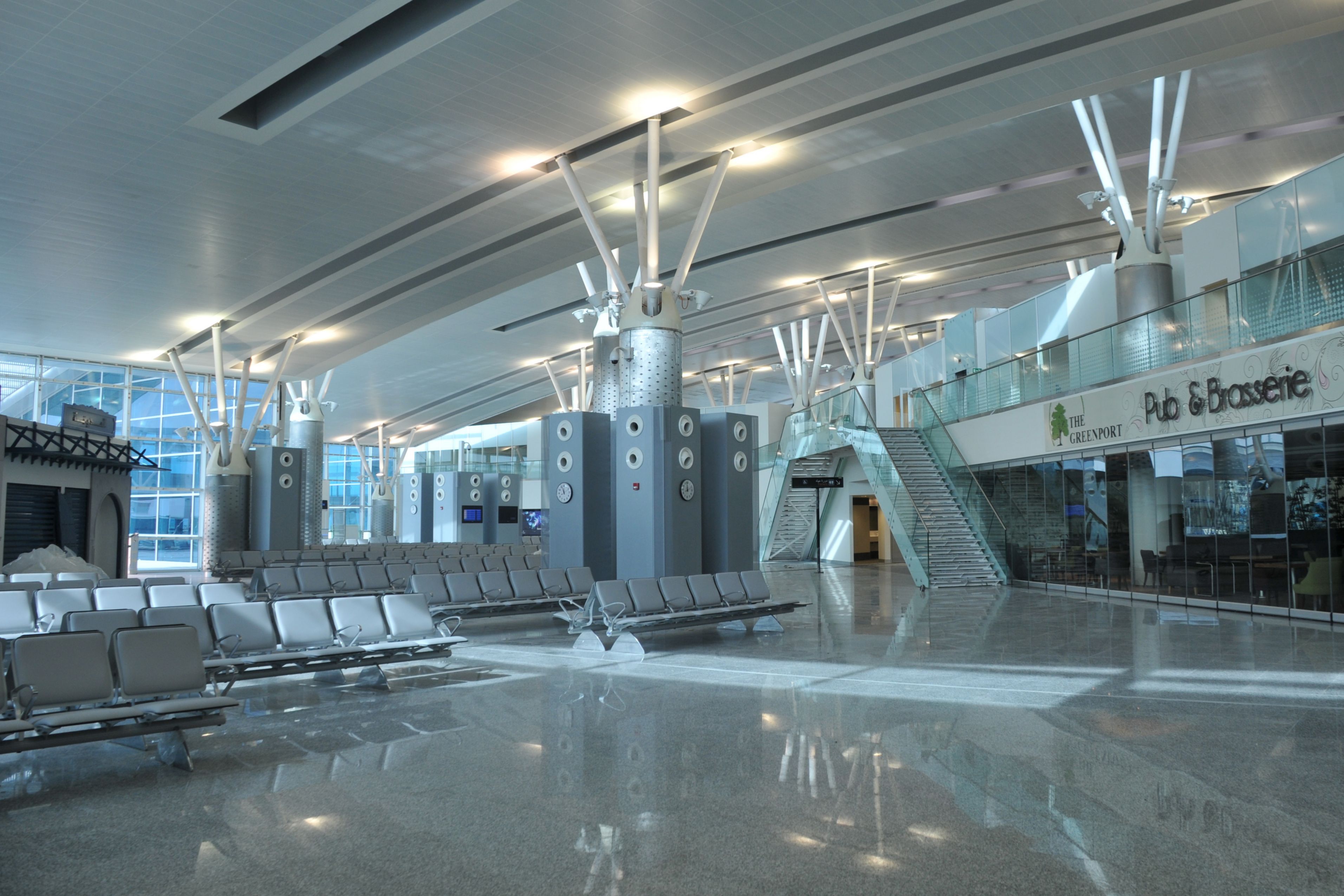 Departure lounge of Enfidha Airport, Tunisia