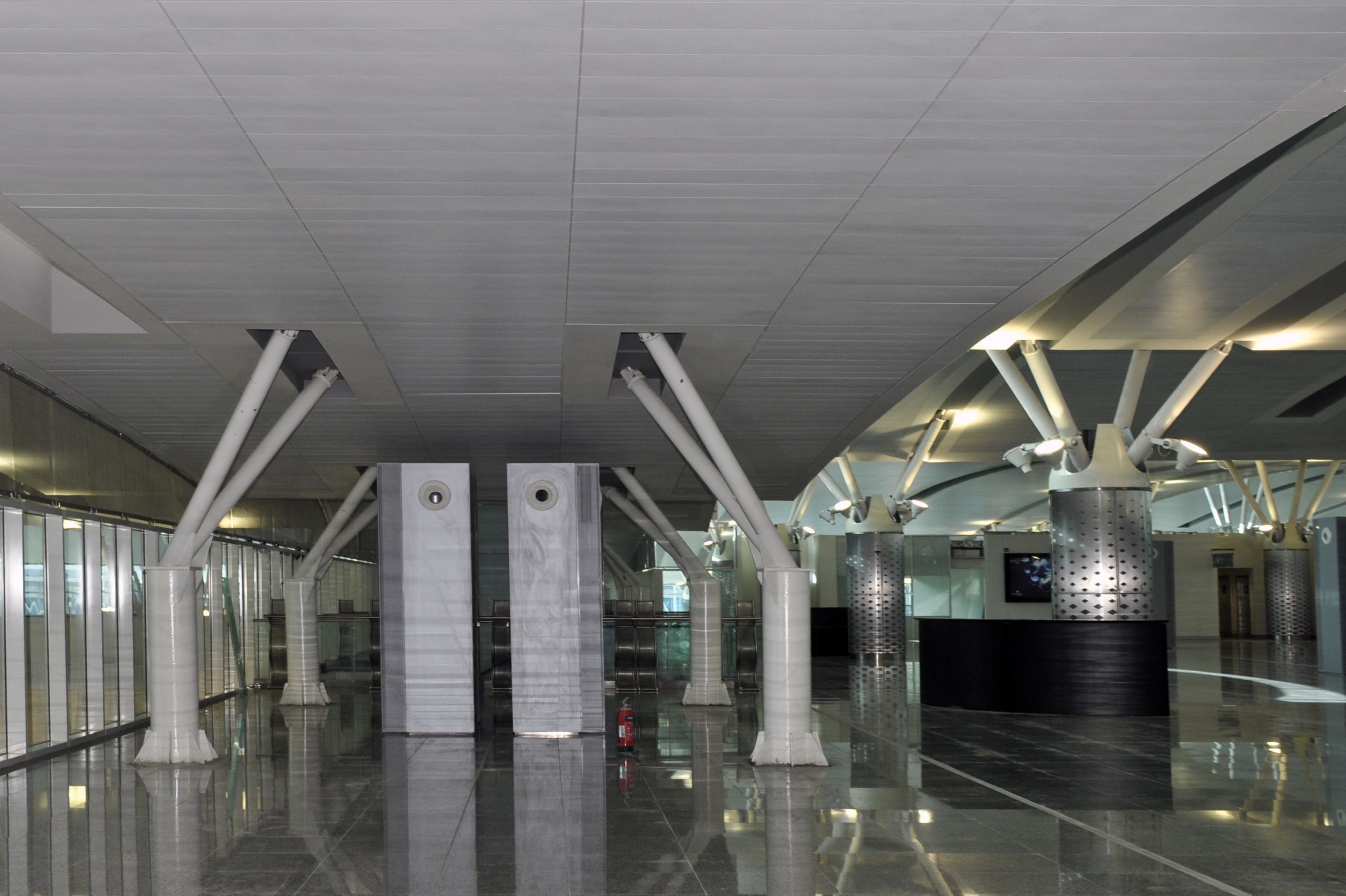 Departure area of Enfidha Airport, Tunisia