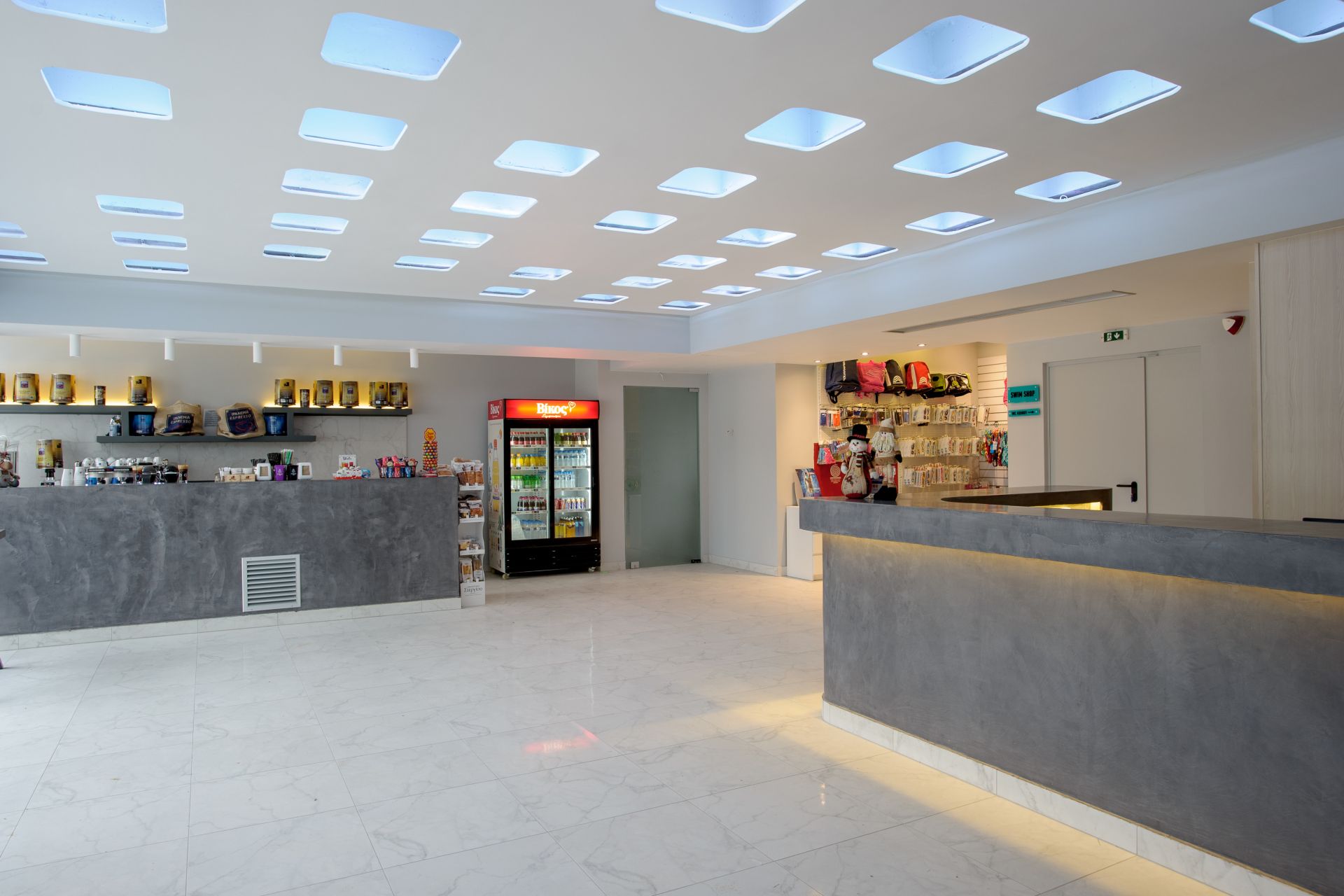 The canteen of the Epirus Sport and Health Center in Ioannina, Greece