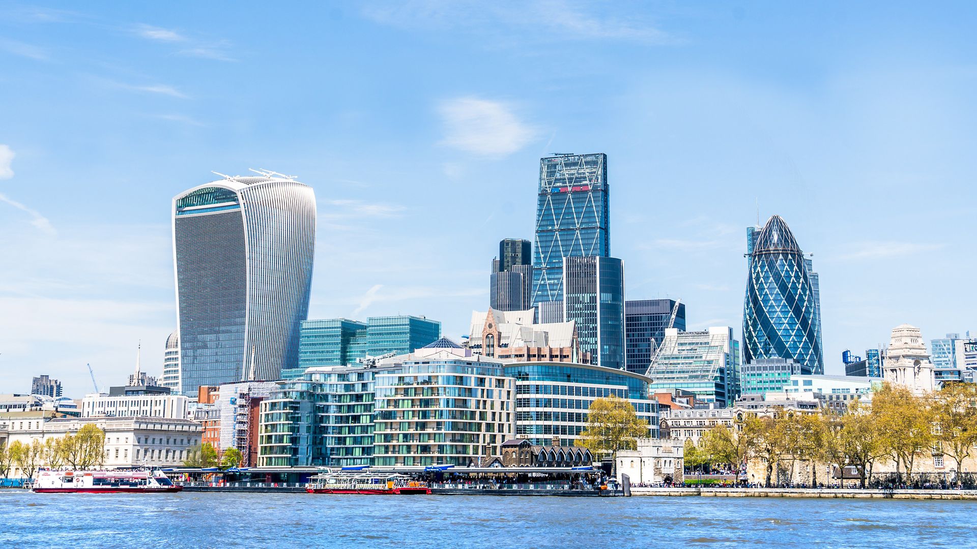 Skyline of London, UK