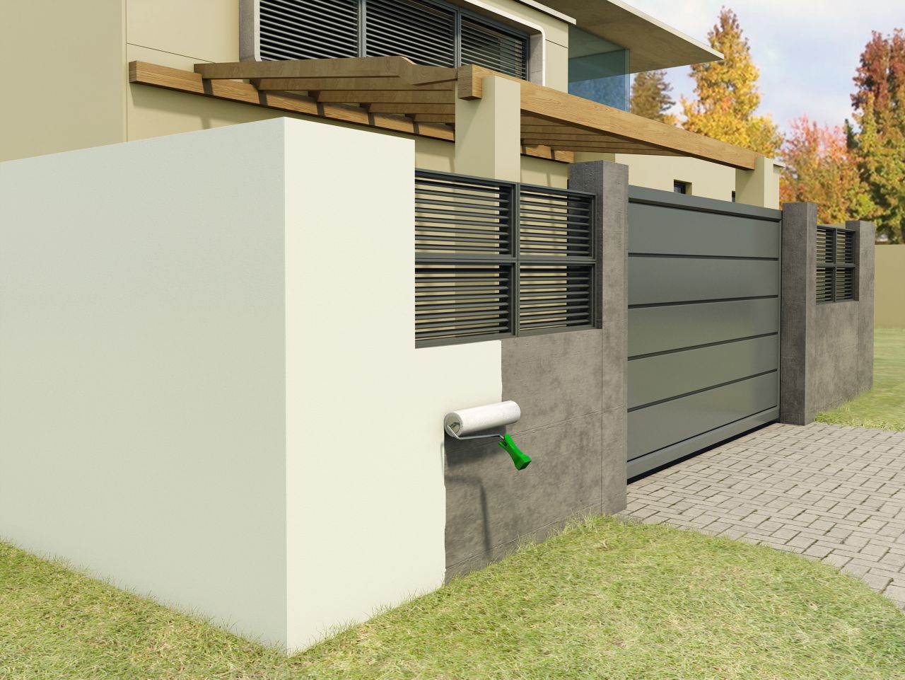 外立面油漆和涂料插图