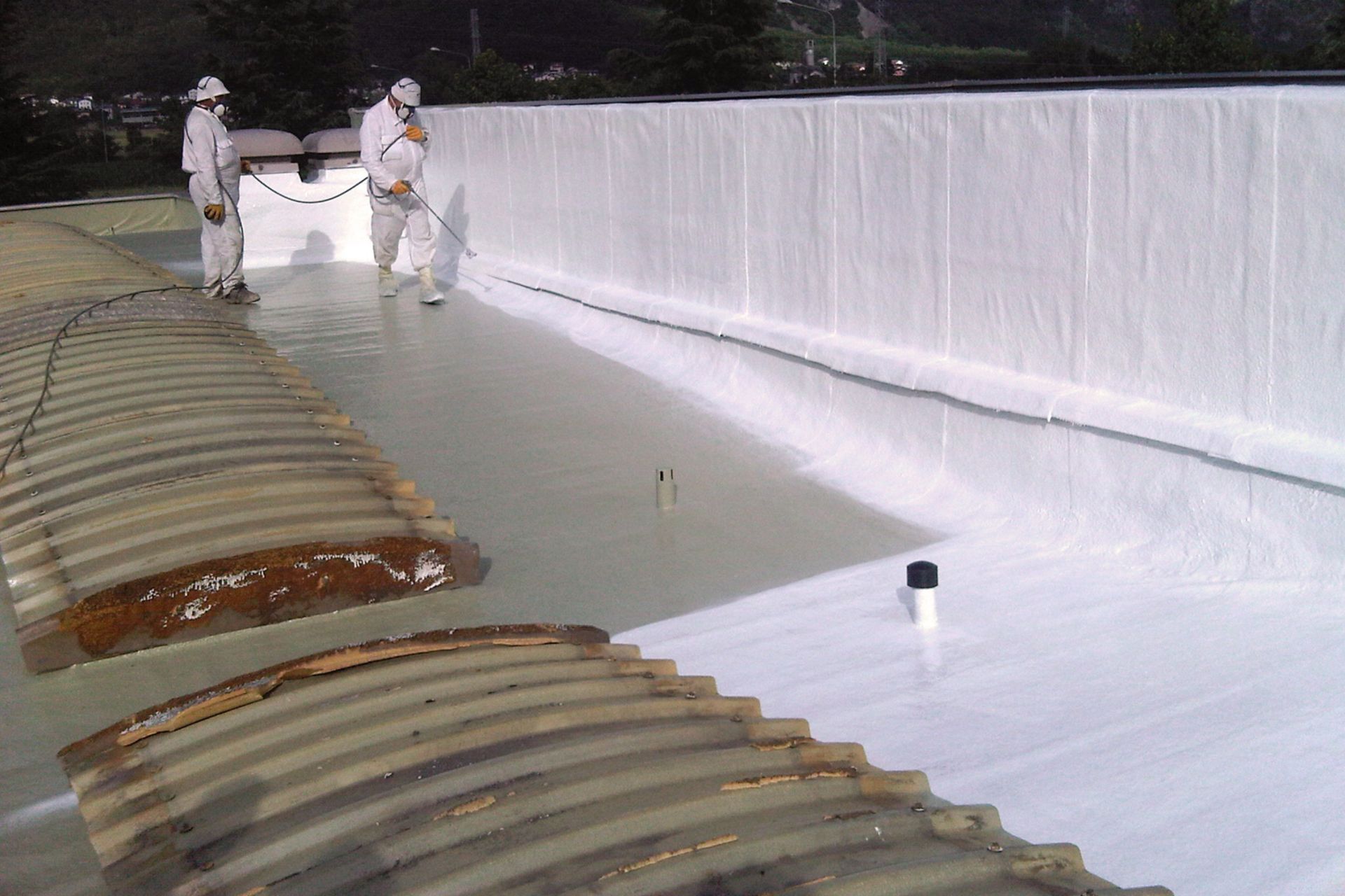 Roof of the Leaf Italy S.R.L Factory