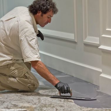 Application of Sikafloor metallic effect floor