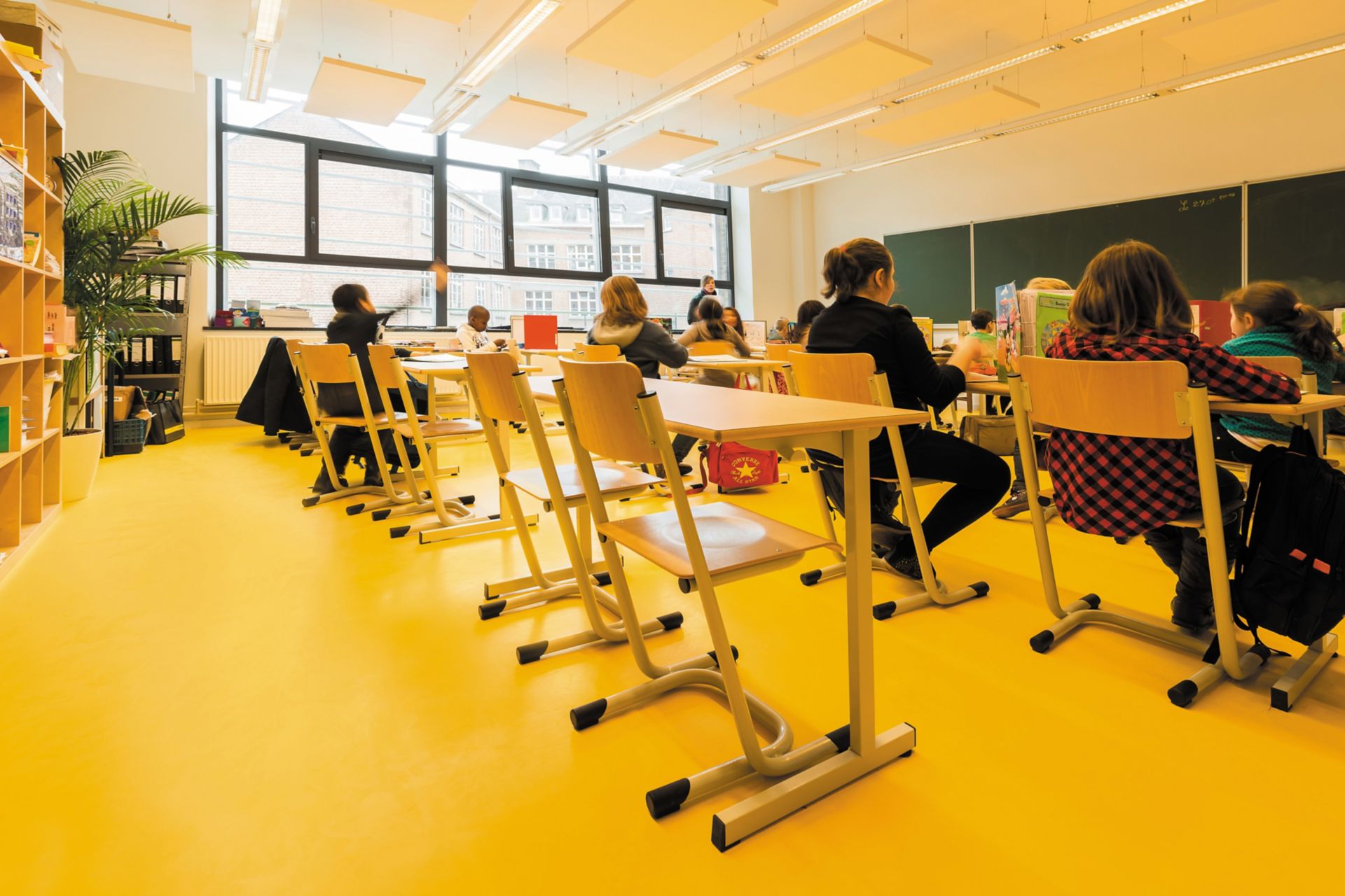 Floor of a Primary School in Namur, Belgium 