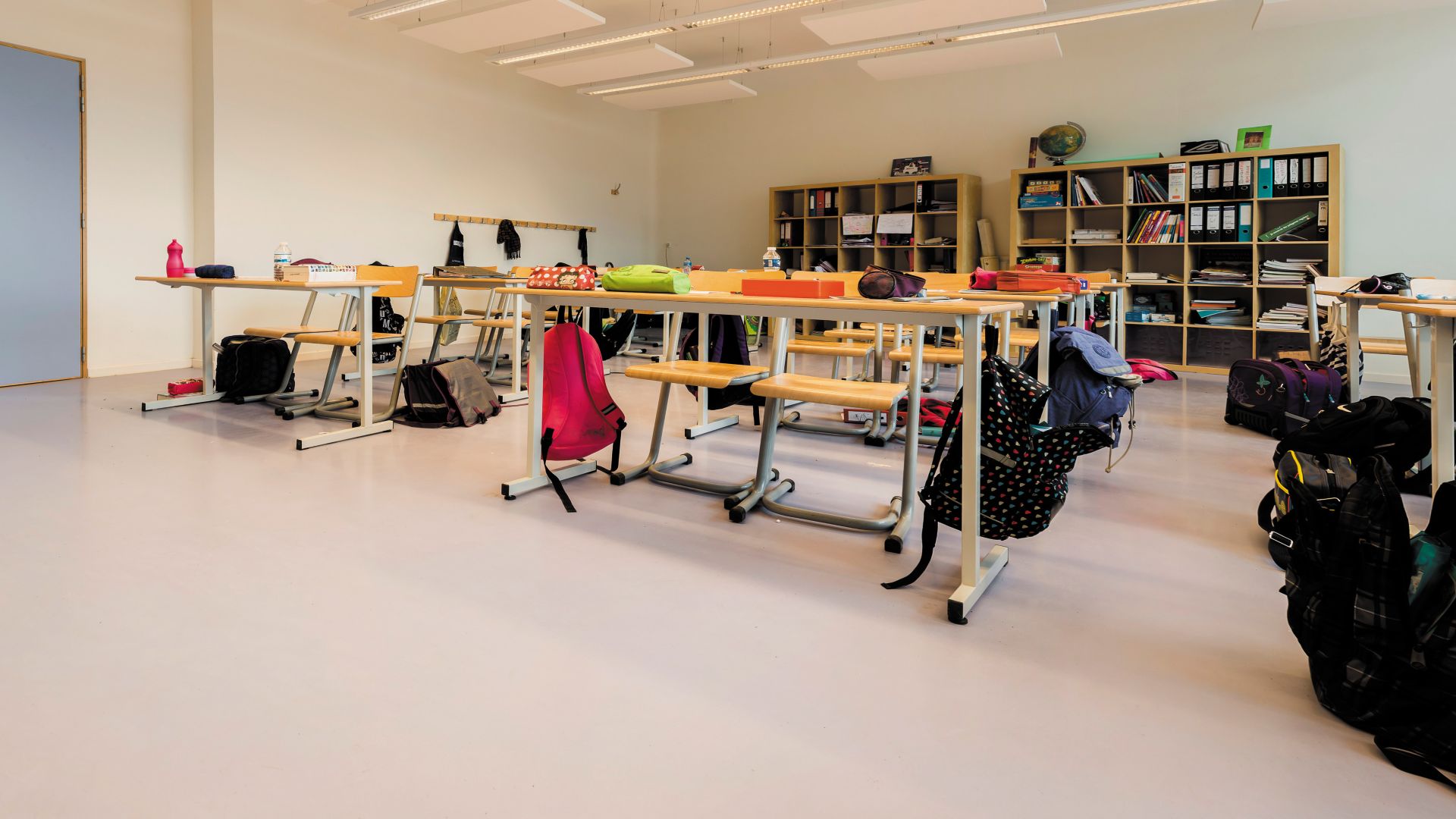 Floor of a Primary School in Namur, Belgium 