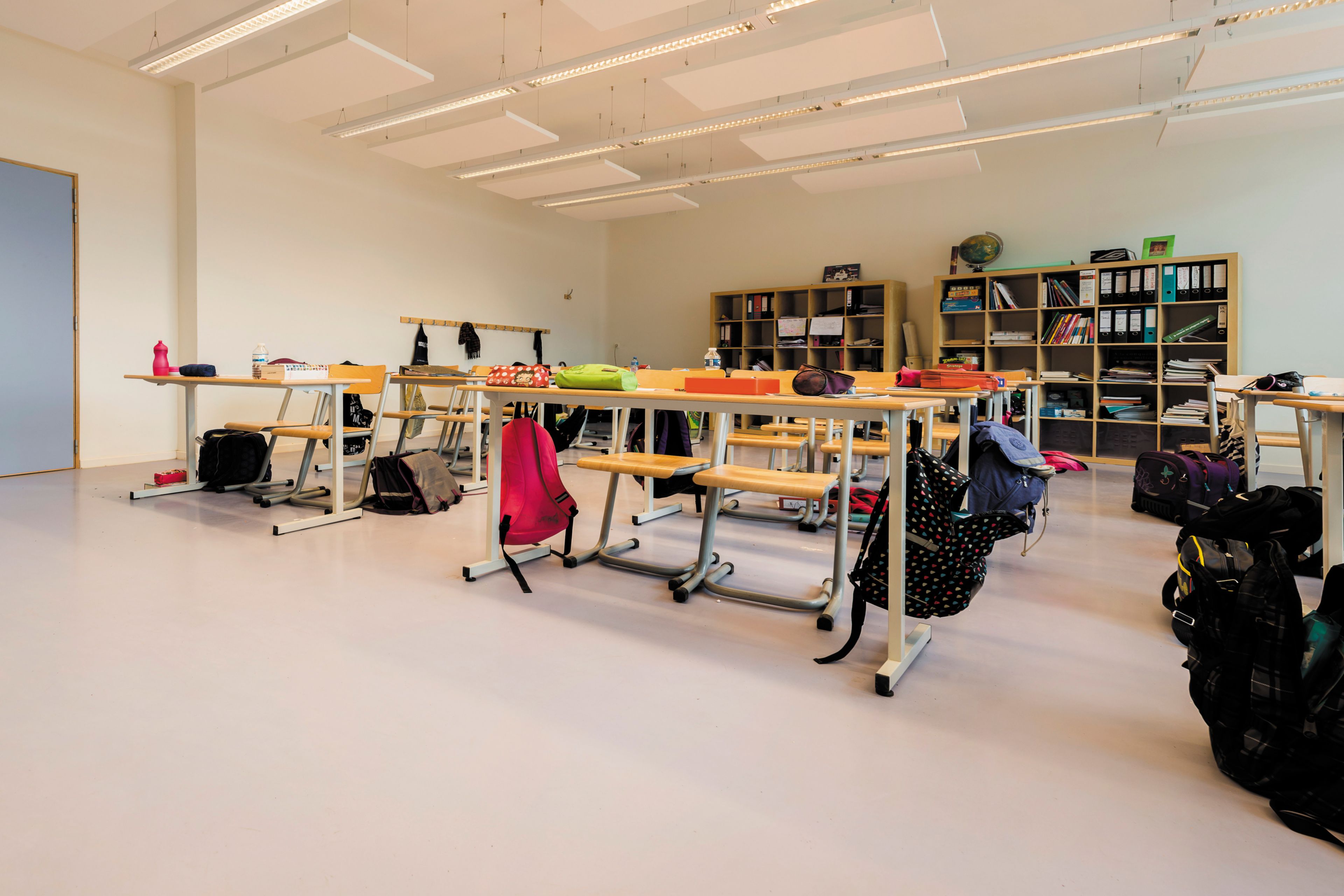 Floor of a Primary School in Namur, Belgium 