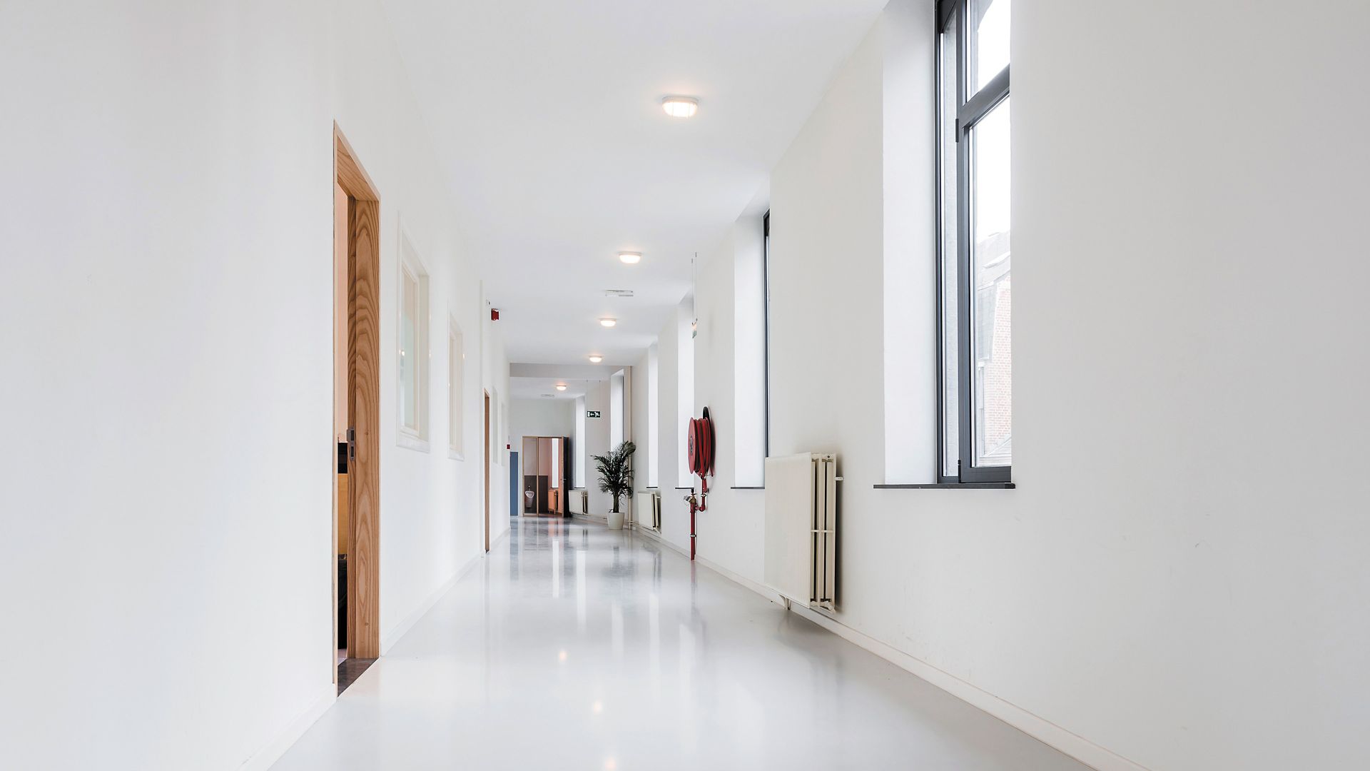 Floor of a Primary School in Namur, Belgium 