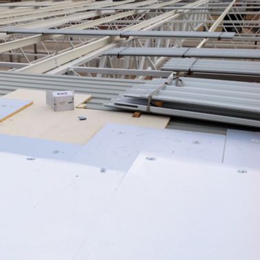 Roofing work at Fruit Packaging House of Frutinter Company