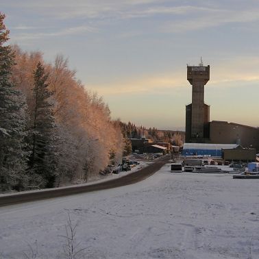 The Garpenberg South Shaft on a crisp winter morning