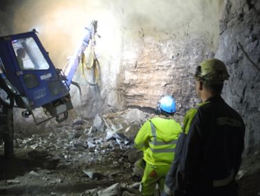 在Garpenberg Lappberget Ore Body的喷射池应用