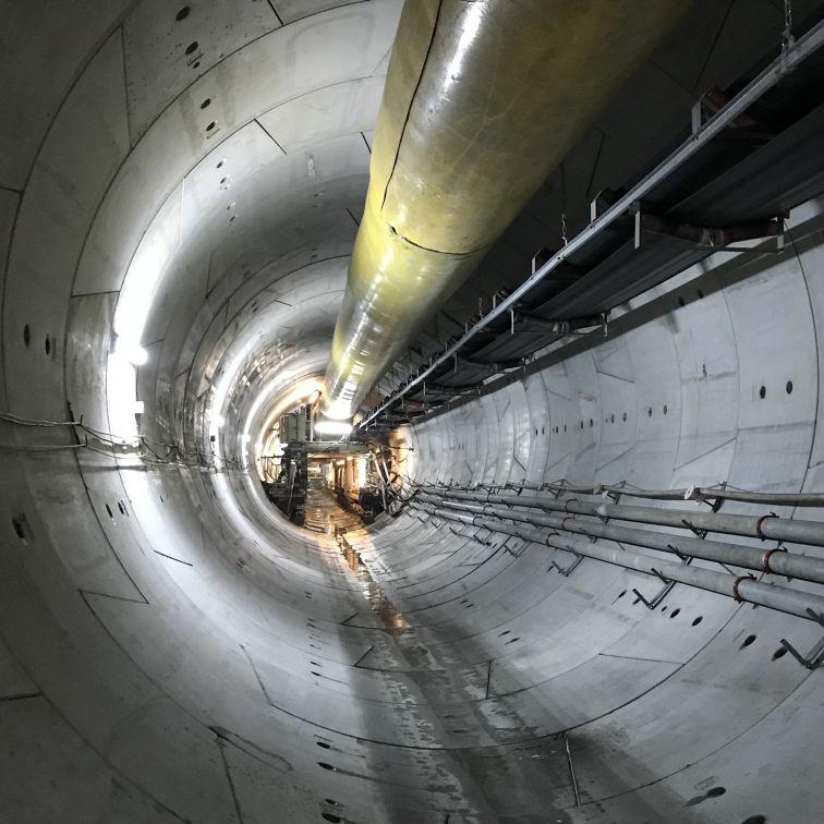 伊斯坦布尔gayrette -新机场地铁线的施工现场