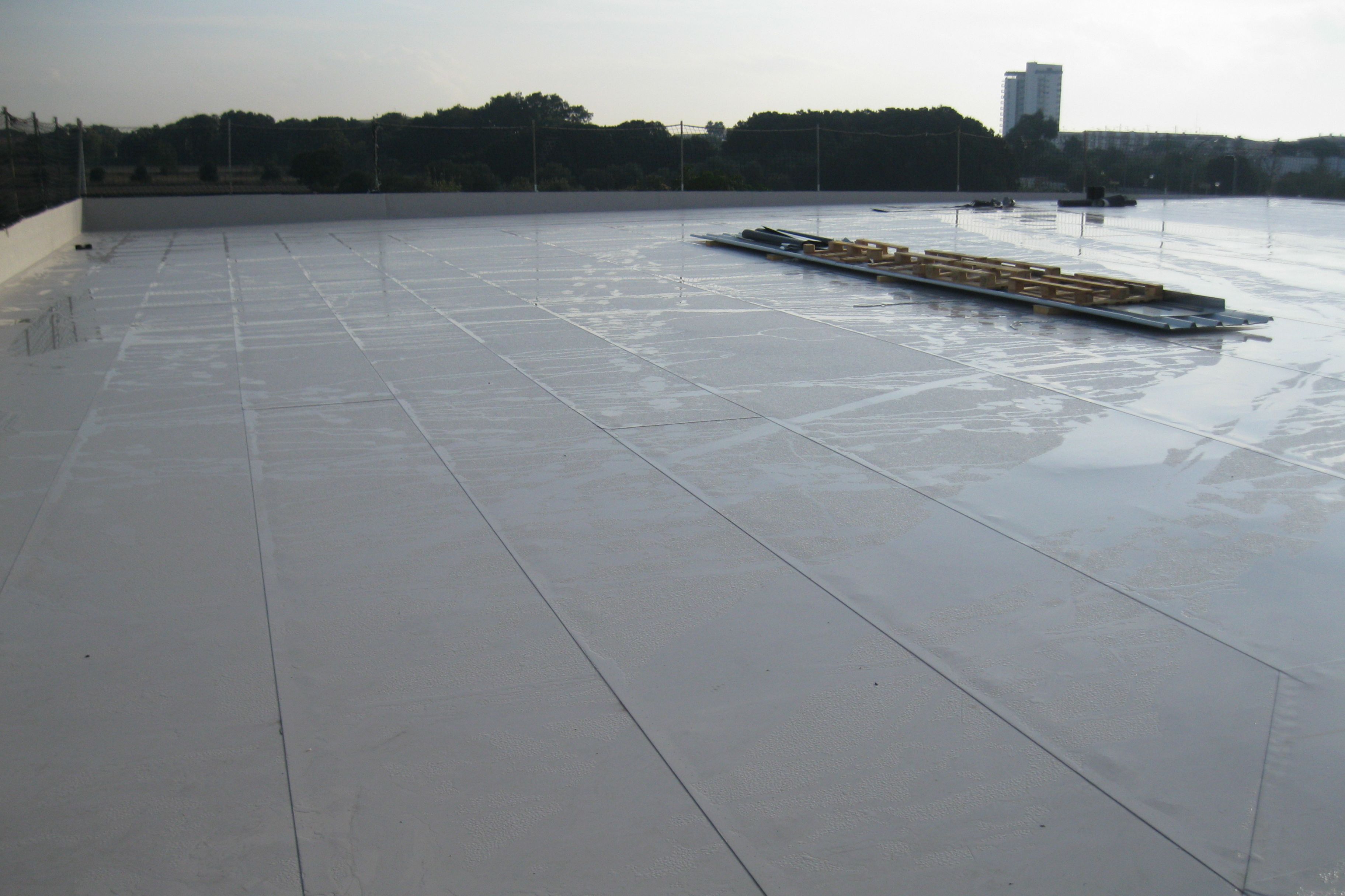 Roof of the Girona Supermarket