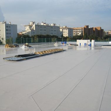 Roof of the Girona Supermarket