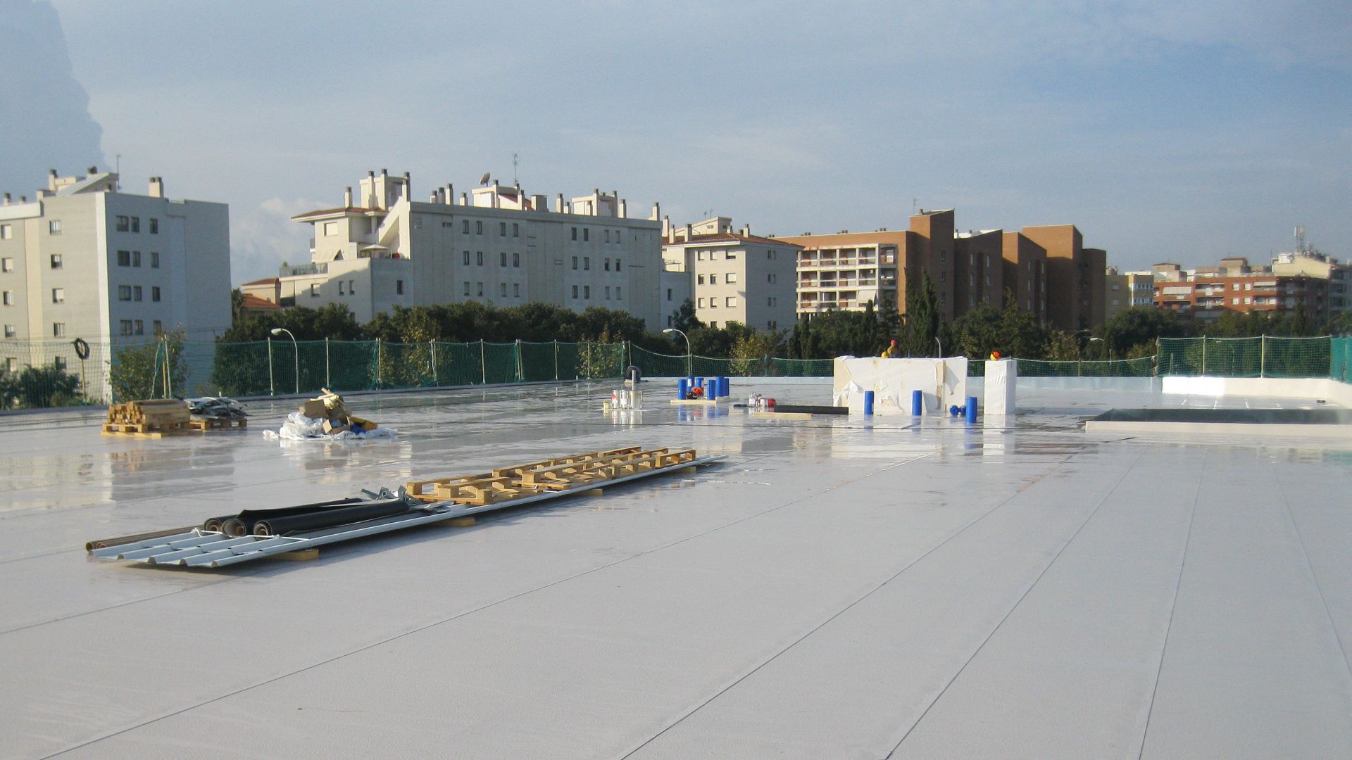 Roof of the Girona Supermarket