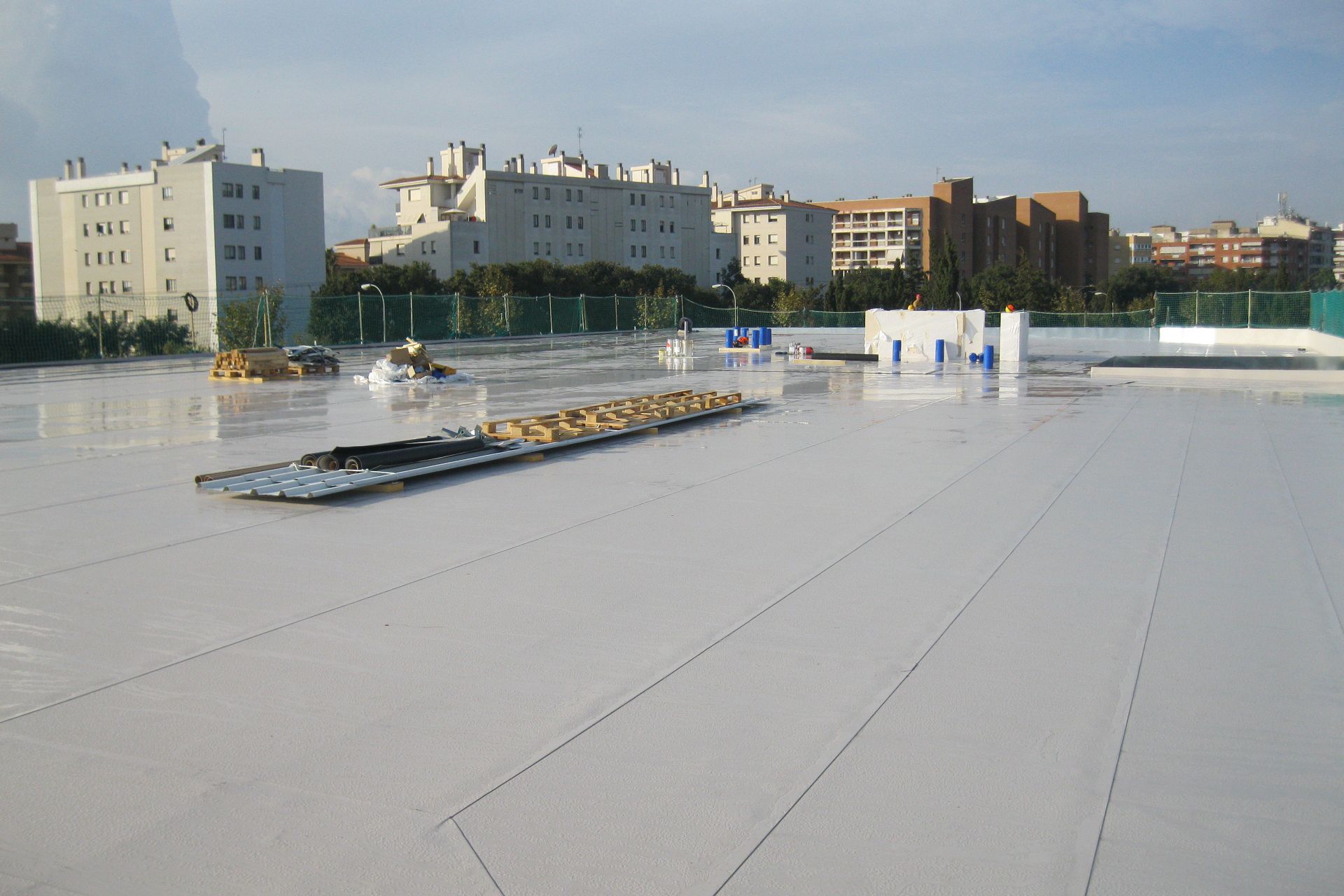 Roof of the Girona Supermarket