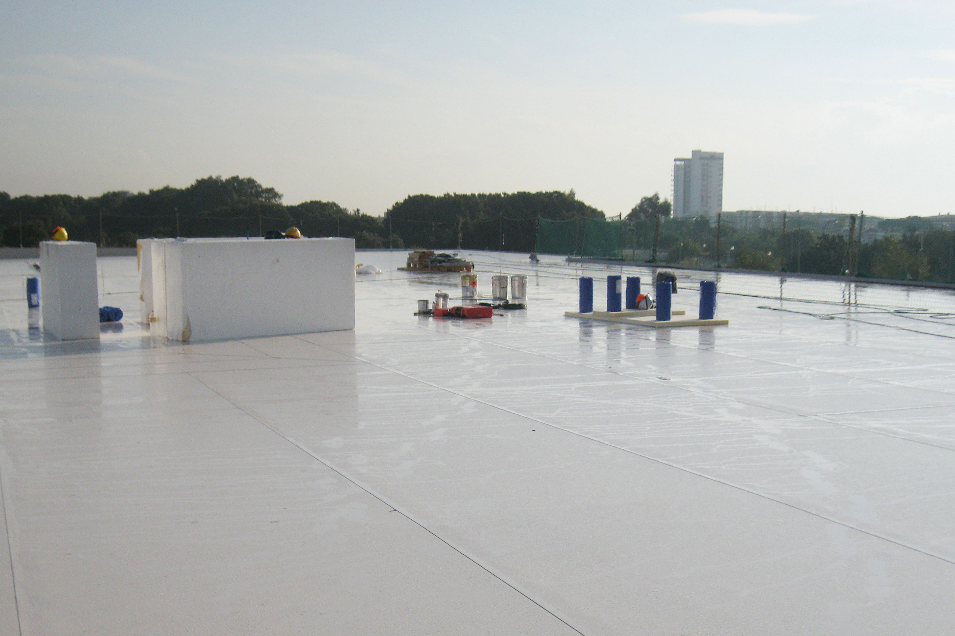 Roof of the Girona Supermarket