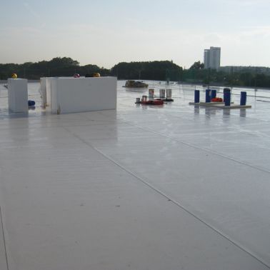Roof of the Girona Supermarket