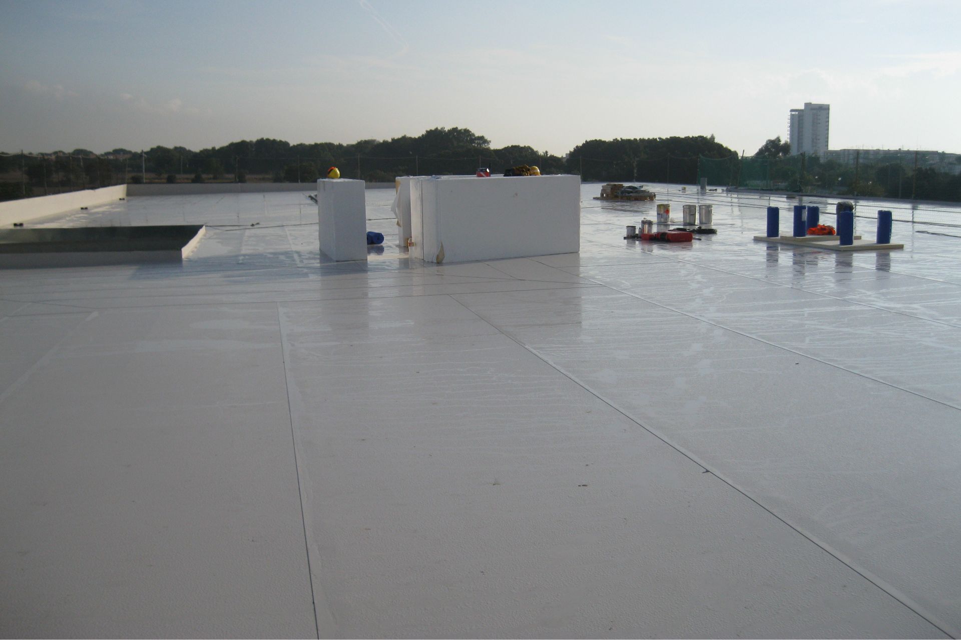 Roof of the Girona Supermarket