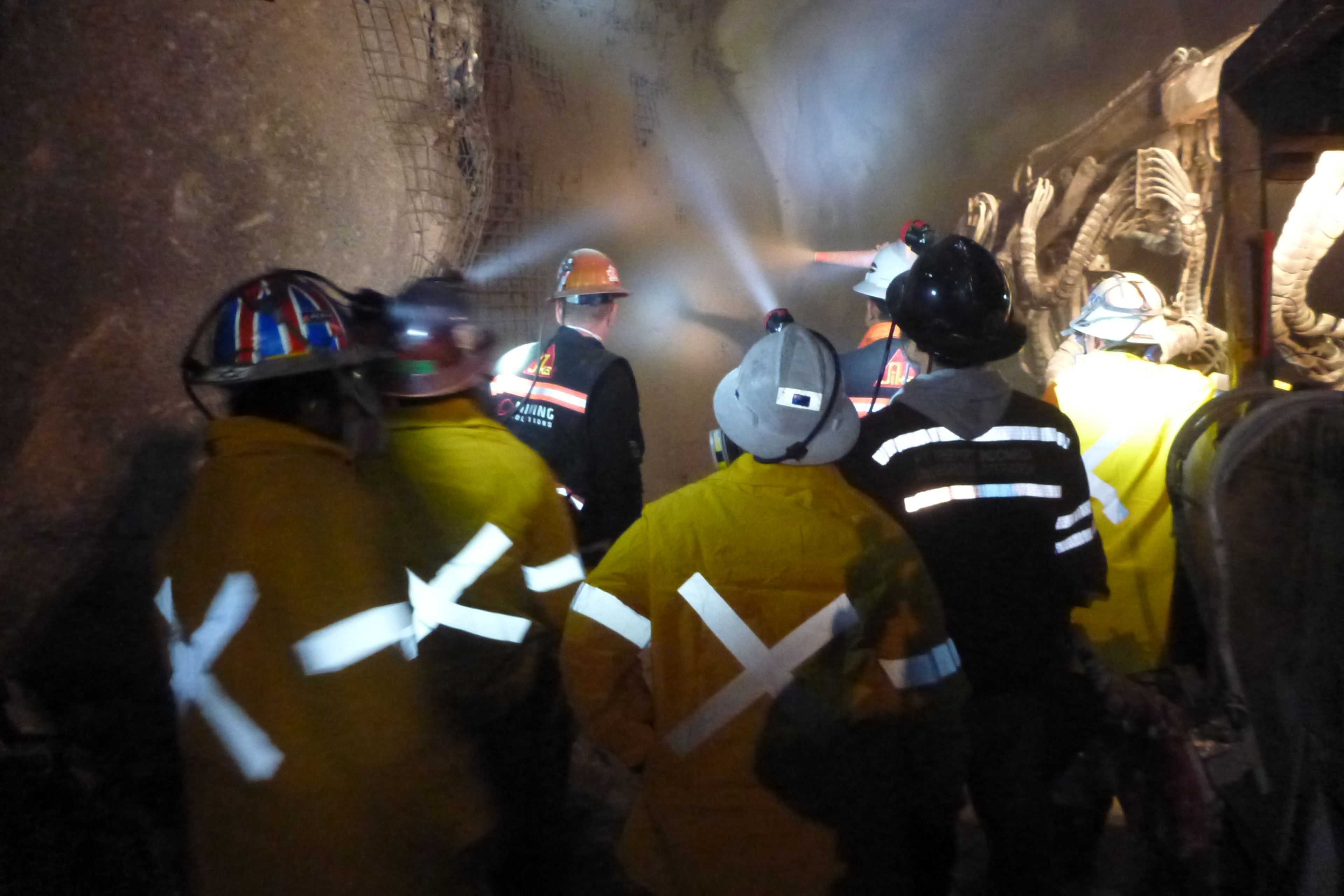 梅花莲Sigunit在Grasberg矿山施工现场的应用