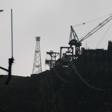 Construction at the Grasberg Copper-Gold Mine