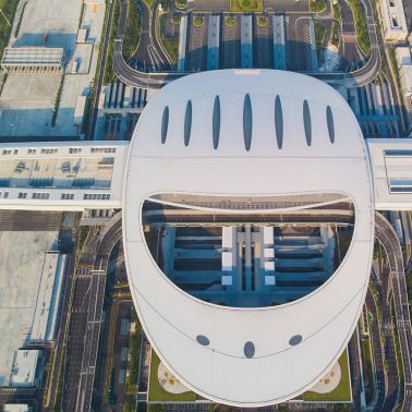Port of the Hong Kong-Zuhai-Macau Bridge Complex at Zhuhai