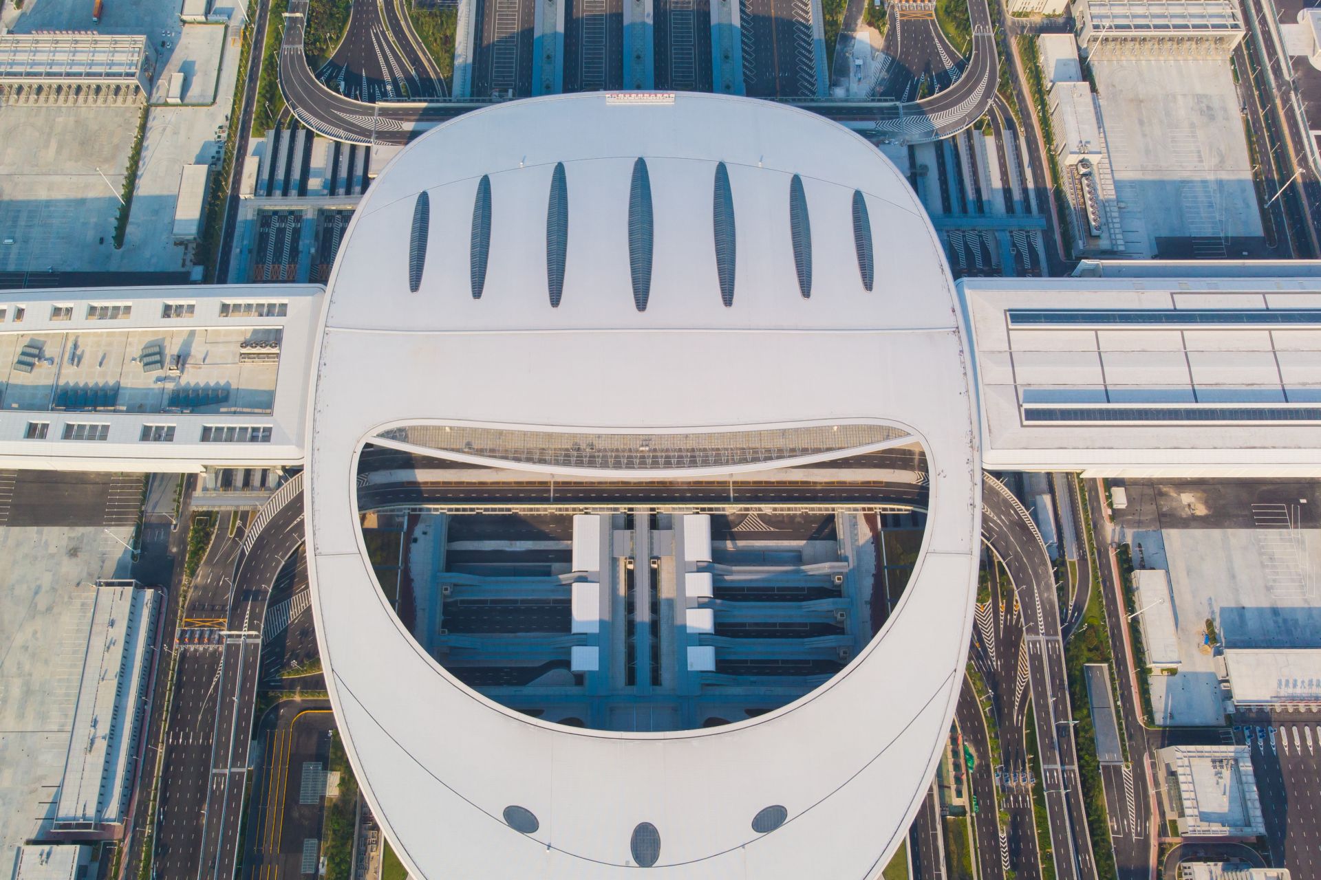 Port of the Hong Kong-Zuhai-Macau Bridge Complex at Zhuhai