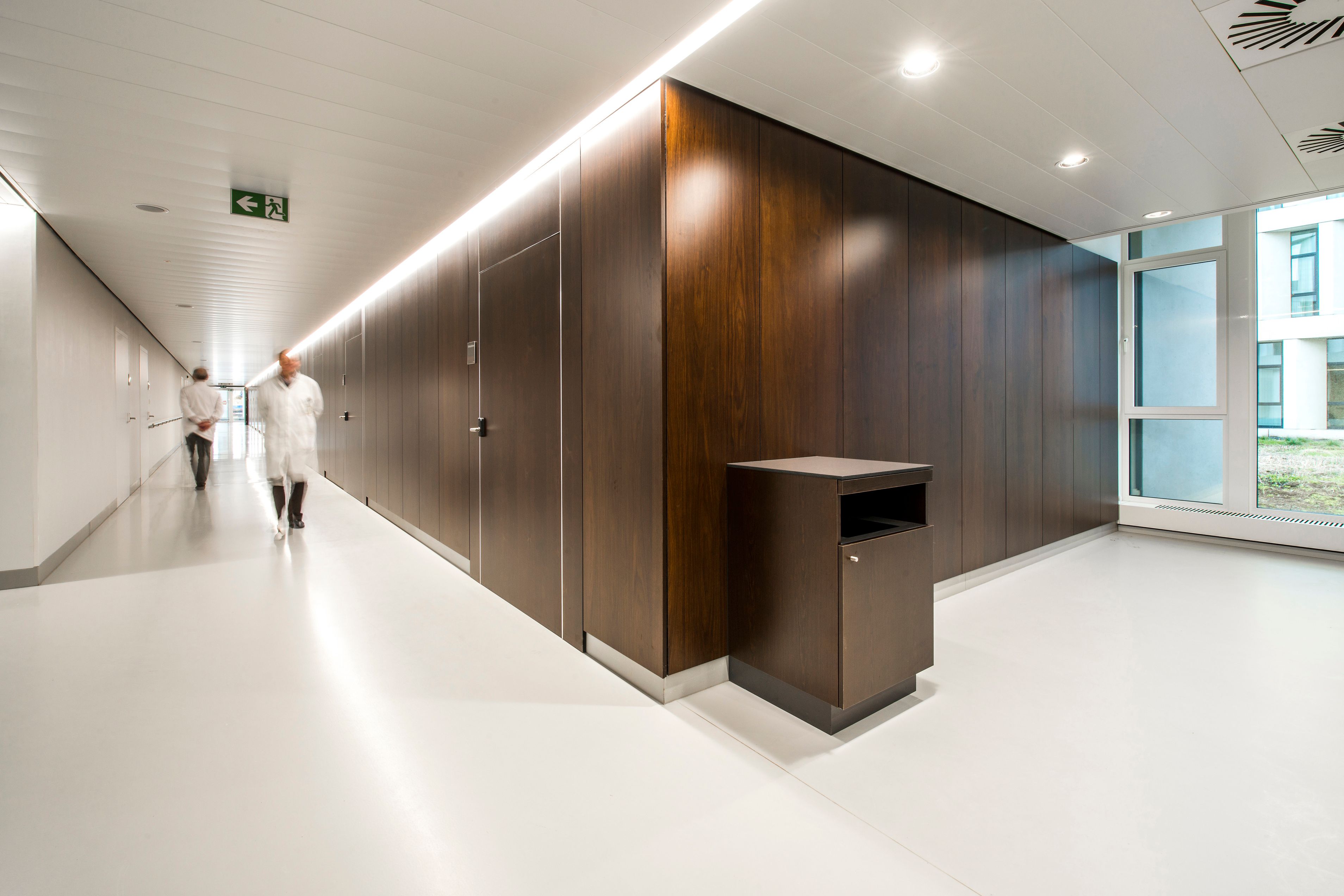 Single-bed room in AZ Groeninge Hospital in Kortrijk Belgium
