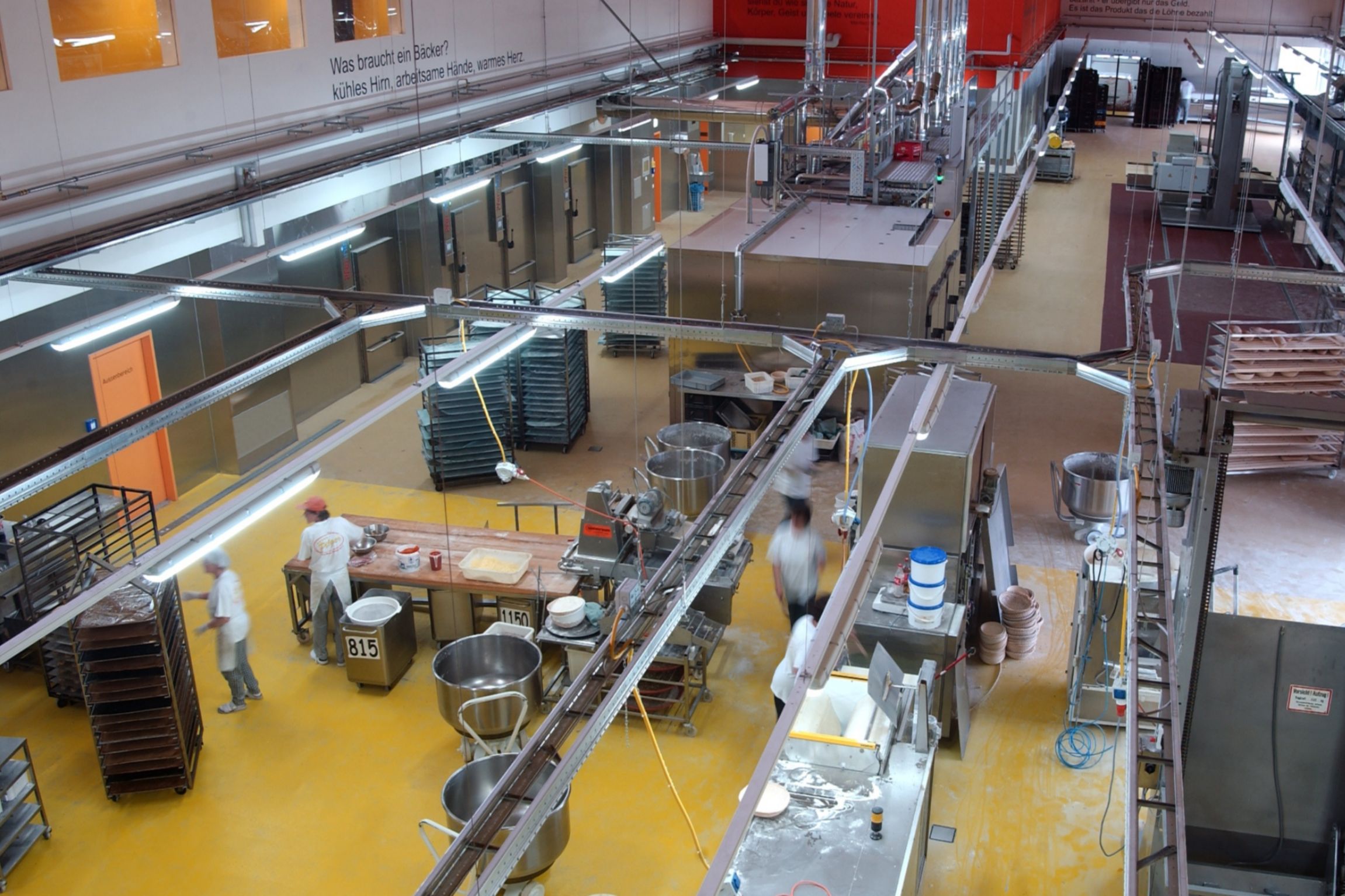 在德国夹格烘焙的卫生地板系统