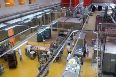 在德国夹格烘焙的卫生地板系统