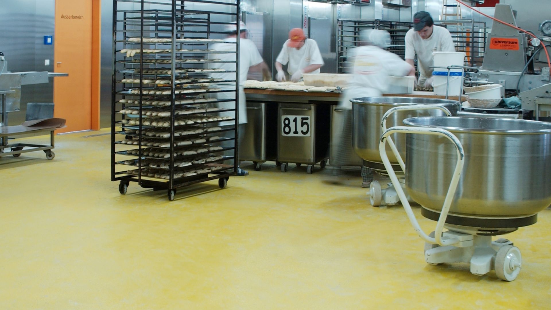 Hygenic flooring systems at Pilger Bakery in Germany