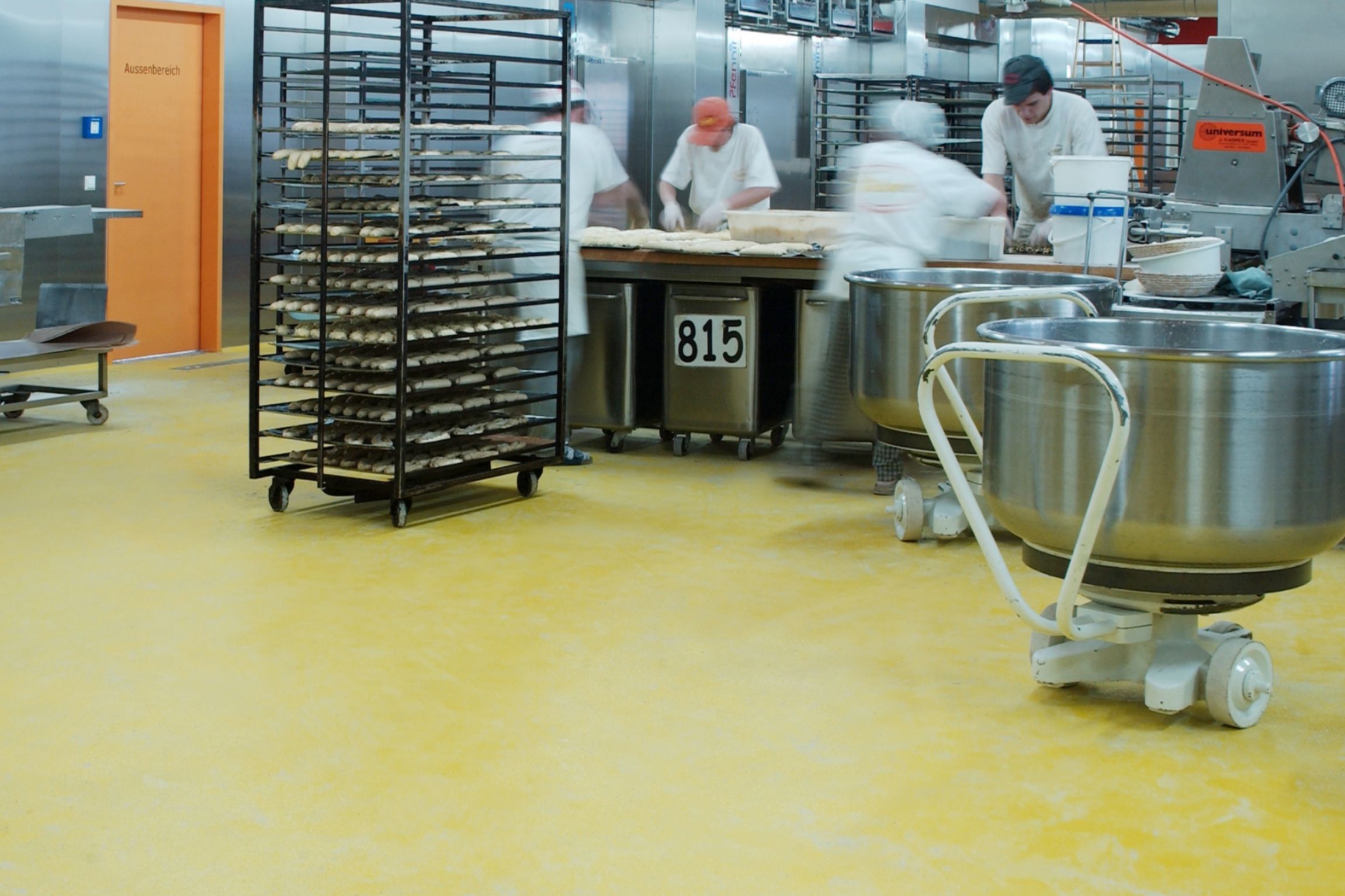 Hygenic flooring systems at Pilger Bakery in Germany