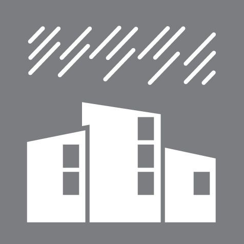 Water Ingress Buildings Icon