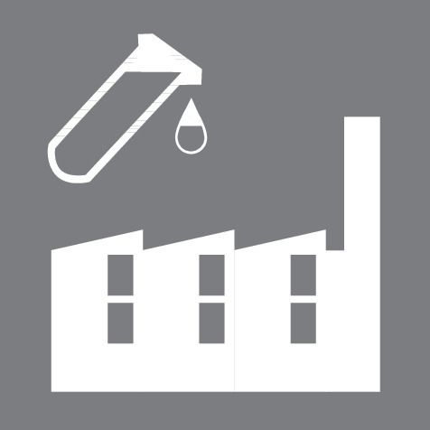 Manufacturing Plant Chemical Icon